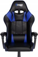 FOTEL GAMINGOWY CYBER CHAIRS X-LOGIC BLUE - BIUROWY