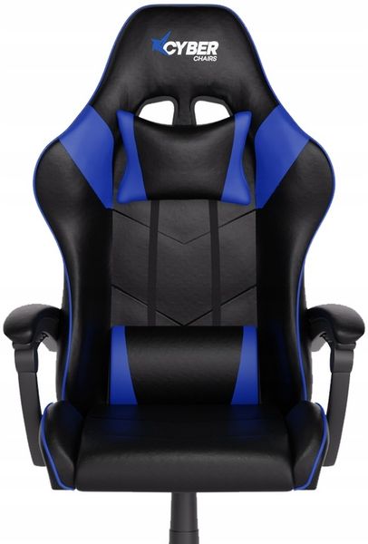 FOTEL GAMINGOWY CYBER CHAIRS X-LOGIC BLUE - BIUROWY zdjęcie 1