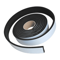 TAŚMA E3135 10mm/50mm/5m PIANKA EPDM 1-STR LEPNA, CZARNA