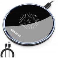 SZYBKA ŁADOWARKA INDUKCYJNA QI BEZPRZEWODOWA 15W