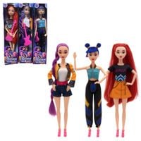 ZESTAW LALECZEK LALEK 3 SZTUKI HUNTRIX K-POPOWE ŁOWCZYNIE KPOP DEMON HUNTERS GRAJĄCE GOLDEN Z MUZYKĄ