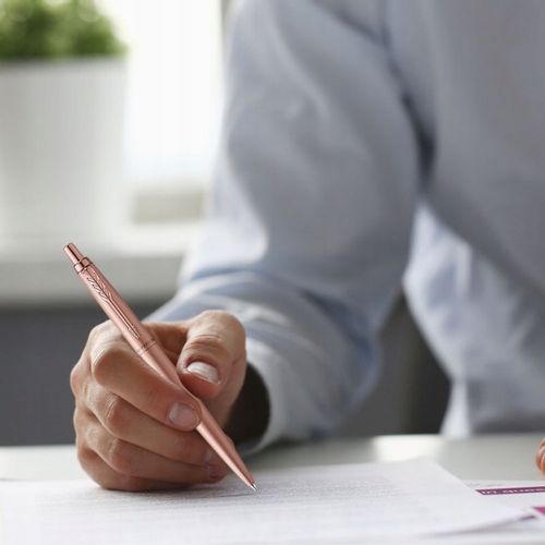 Długopis Parker Jotter Monochrome XL Różowy PGT z grawerem na Arena.pl