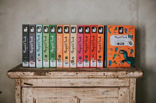 Magnetyczna układanka Pojazdy Magnetibook, Janod na Arena.pl