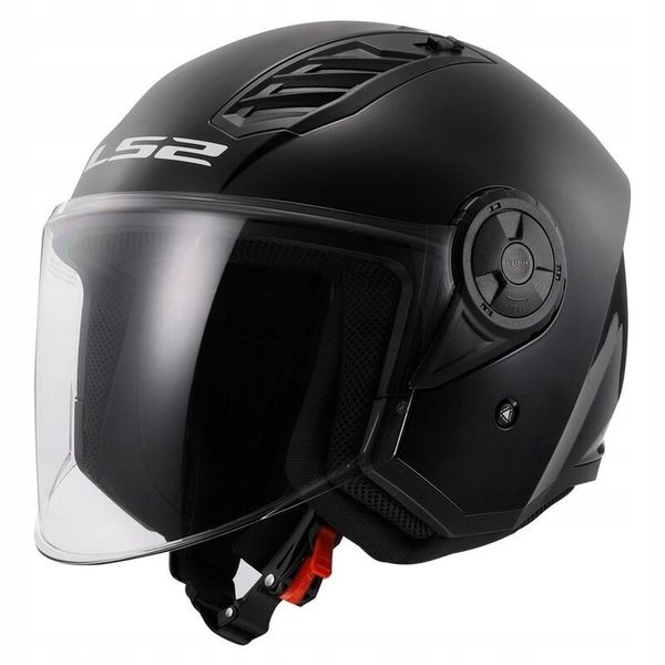 KASK LS2 OF616 Airflow II ECE 22.06 Solid Black Matt Czarny Mat Rozmiar M zdjęcie 1