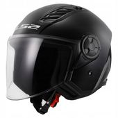 KASK LS2 OF616 Airflow II ECE 22.06 Solid Black Matt Czarny Mat Rozmiar M