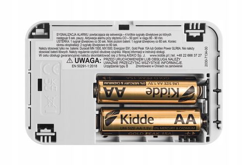 czujnik czadu KIDDE 2030-DCR ,czujnik tlenku węgla bateryjny ,rok prod 2025 na Arena.pl