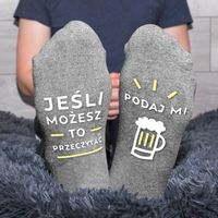 Skarpety męskie SKARPETKI ze śmiesznym nadrukiem