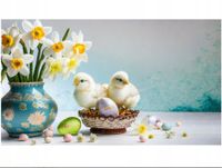 MATA PODKŁADKA STOŁOWA 40 x 29,5 cm WIELKANOC JAJKA PISKLĘ