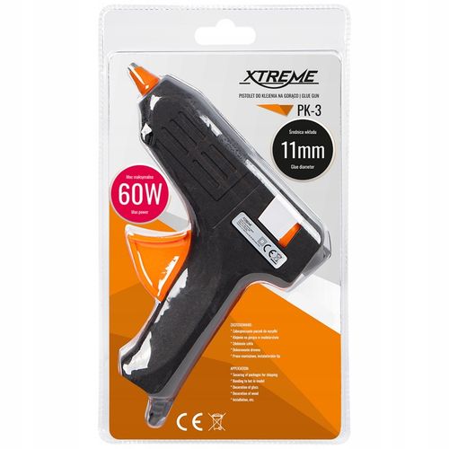 MOCNY PISTOLET DO KLEJU KLEJENIA NA GORĄCO KLEJARKA + BARDZO DUŻO na Arena.pl