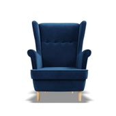 Fotel skandynawski, Myso, 81x95x102 cm, granatowy | TYLETEGOTU