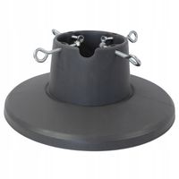 Stojak pod choinkę SREBRNY szary POJEMNIK na wodę 2,1m STABILNY plastik