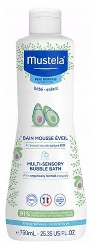 Mustela Bebe, Bąbelkowa Kąpiel płyn, 750ml na Arena.pl