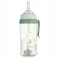 CANPOL BIDON BUTELKA KUBEK 350ML Z SILIKONOWA SŁOMKĄ RURKĄ