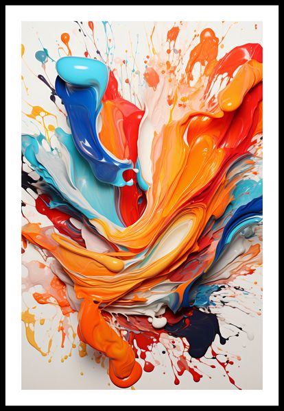 Plakat 53x81cm Taneczne Fale zdjęcie 3