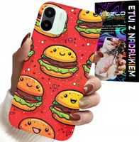 ETUI DO XIAOMI REDMI A2 - SŁODKIE UŚMIECHNIĘTE BURGERY POKROWIEC
