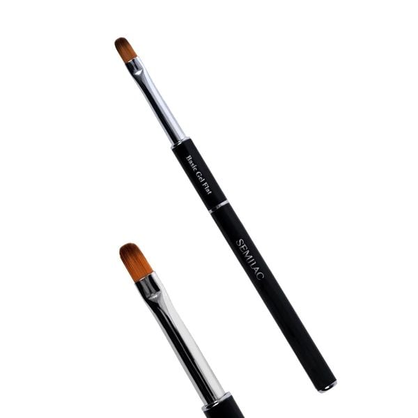 SEMILAC Pędzel do żelu Basic Gel Flat zdjęcie 1