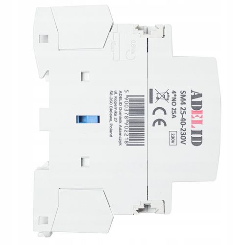 STYCZNIK MODUŁOWY 25-40 230V 25A 2P 4Z 3-FAZ na Arena.pl