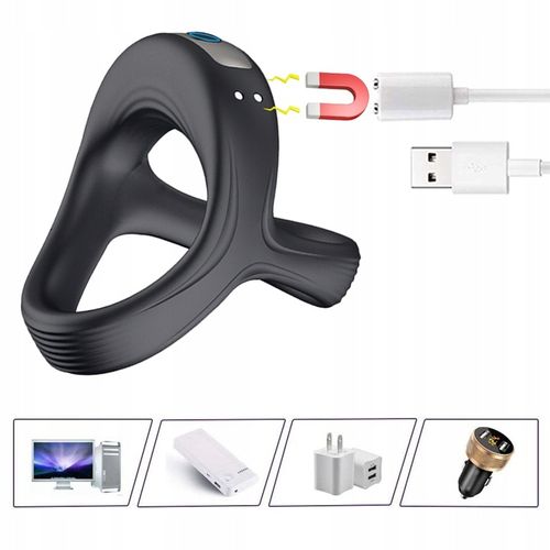 PIERŚCIEŃ EREKCYJNY pierścionek NA PENISA WIBRATOR na Arena.pl