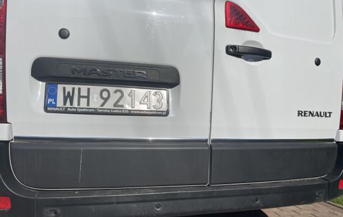 Renault MASTER - LISTWY CHROM na drzwi tył na Arena.pl