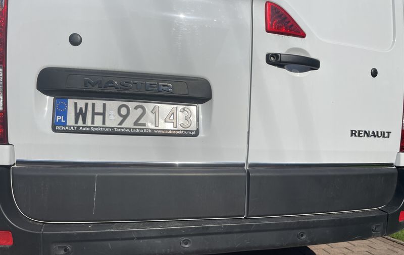 Renault MASTER - LISTWY CHROM na drzwi tył zdjęcie 10