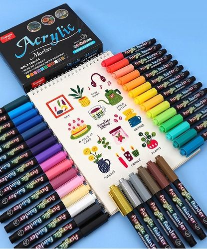 Pisaki Flamastry Mazaki AKRYLOWE 12szt (C025) na Arena.pl