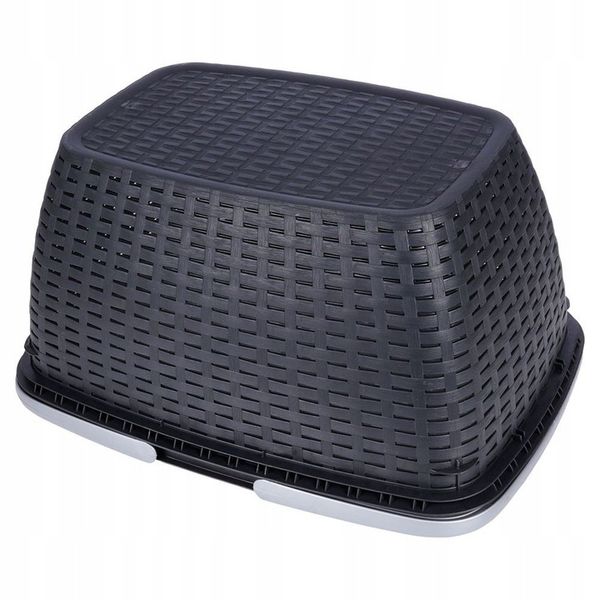 Koszyk NA ZAKUPY GRZYBY PIKNIK zakupowy piknikowy plastikowy pojemny mocny zdjęcie 10