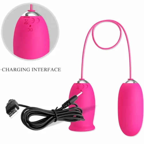 pretty love daisy - rożowe jajko wibrujące z funkcją ruchomej końcowki na Arena.pl