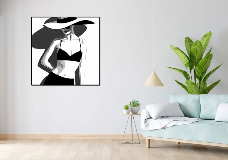 Plakat 100x100cm Strój zdjęcie 4