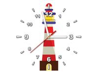 30X30CM ZEGAR LATARNIA OBRAZ DREWNO