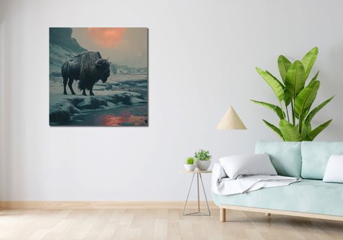 Obraz 90x90cm Żubrowy Monolit na Arena.pl