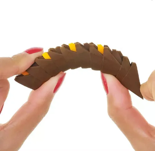 Zabawka kreatywna dla dzieci i dorosłych - Origami 3D Kobra (360 elementów) na Arena.pl