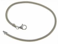 Srebrna bransoleta a'la pandor gruba żmijka snake 19cm srebro 925 B269