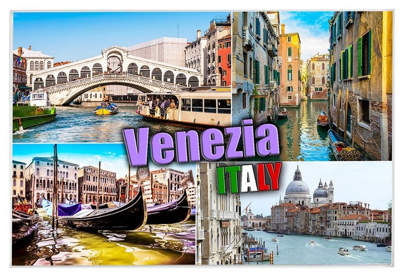 Wenecja - magnes szklany zdjęcie 1
