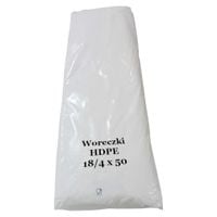 Torebki woreczki HDPE 18x50/4 cm 7mic