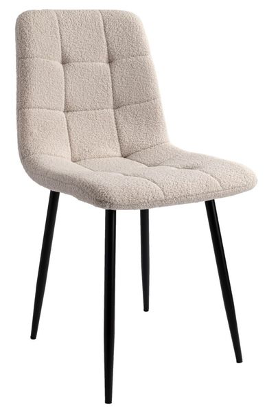 Krzesło boucle DENVER teddy beżowe zdjęcie 1