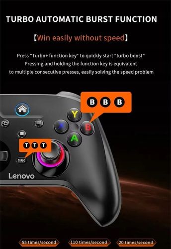 Bezprzewodowy Kontroler Pad Do Gier LENOVO S02 Czarny PC Android iOS Switch na Arena.pl
