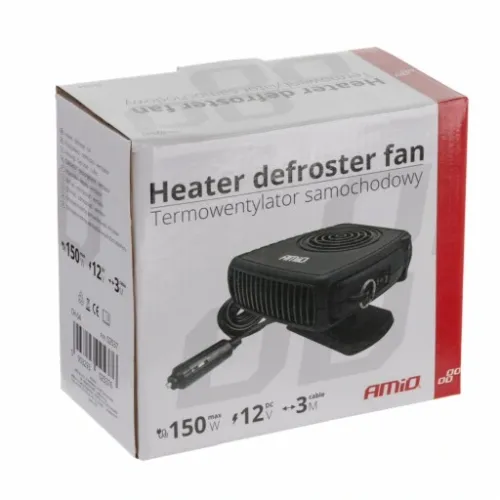 Termowentylator farelka grzejnik samochodowy 150W na Arena.pl