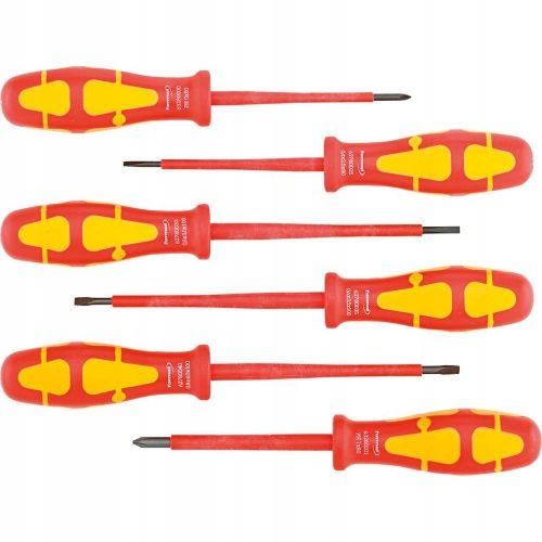 Zestaw wkrętaków 6-cz, Śrubokręty dla elektryków izolowane 1000V VDE FORMAT na Arena.pl