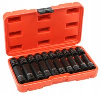 VERKE V39464 NASADKI UDAROWE 1/2" KLUCZE NASADOWE WALIZKA 20 sztuk 10-19mm