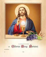 Obrazek / Wkładka  Do Pierwszej Komuni Świętej