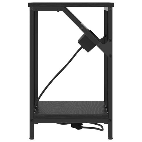 Stolik nocny 2 pcs Czarny dąb 38 x 30 x 48 cm na Arena.pl