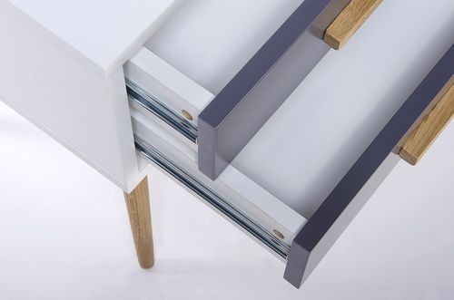 Szafka nature - biały, dąb na Arena.pl