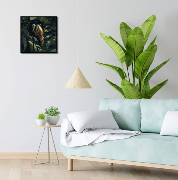 Plakat 40x40cm Skryty Tukan zdjęcie 4