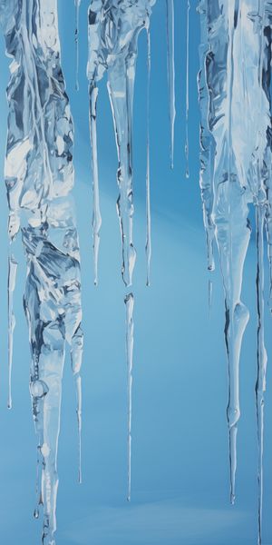 Plakat 50x100cm Kryształowe Sople zdjęcie 1
