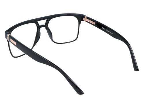 Okulary zerówki nerdy czarne na Arena.pl