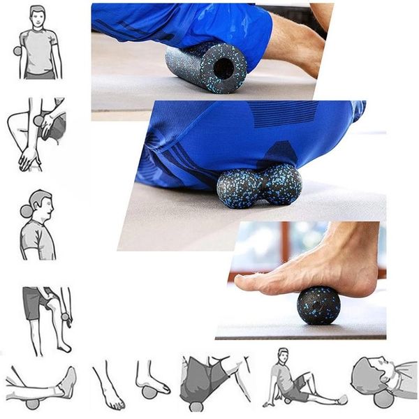 Wałek roler do masażu duoball piłka zestaw zdjęcie 15