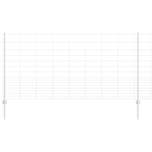 Ogrodzenie z słupkami Srebrny 1.2 x 50 m Stal na Arena.pl
