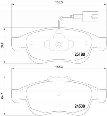 TARCZA HAM PRZOD 281X26 V BREMBO na Arena.pl