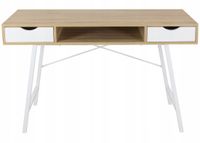 biurko eleganckie do gabinetu biura szuflady nowoczesne duże komputerowe