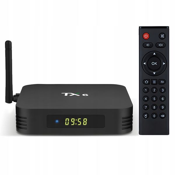SMART TV BOX TX6 ANDROID 9 PRZYSTAWKA TV KODI 4/32 GB zdjęcie 9